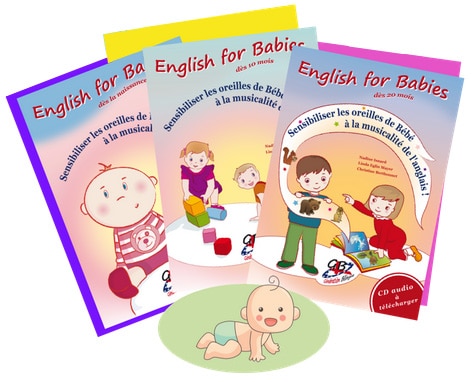 English for Babies – coffret cadeau de naissance (de 0 à 3 ans)